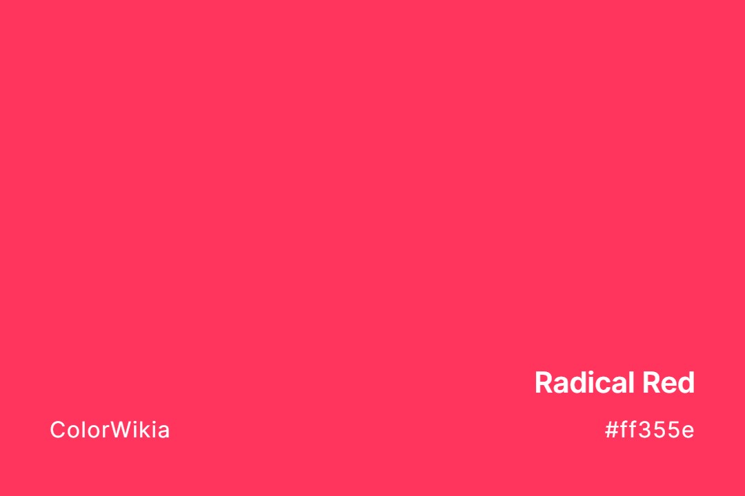Radical Red Color – #ff355e: Codes and Complete Breakdown