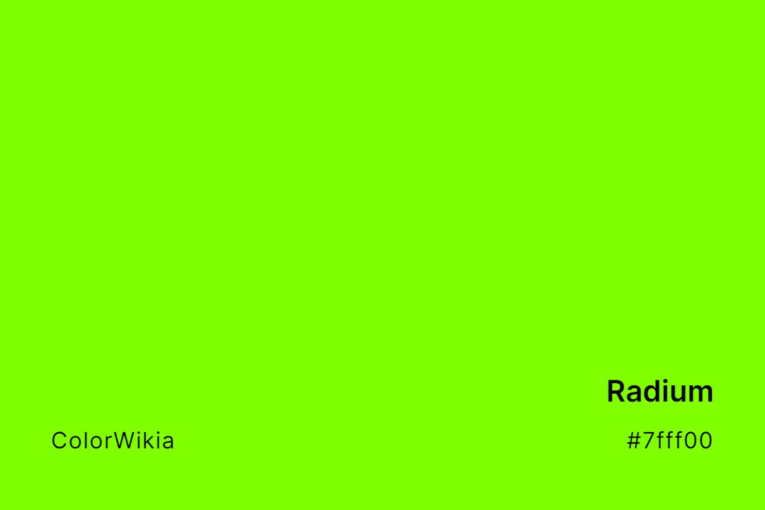 Radium Color – #7fff00: Codes and Complete Breakdown