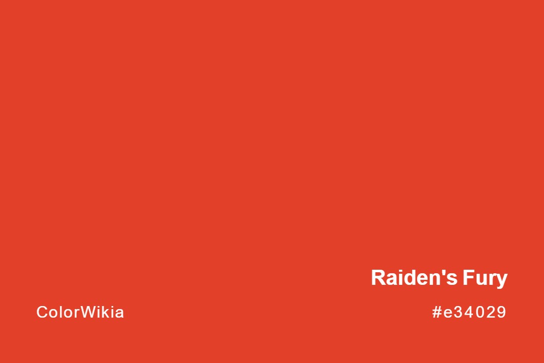 raidens fury color e34029