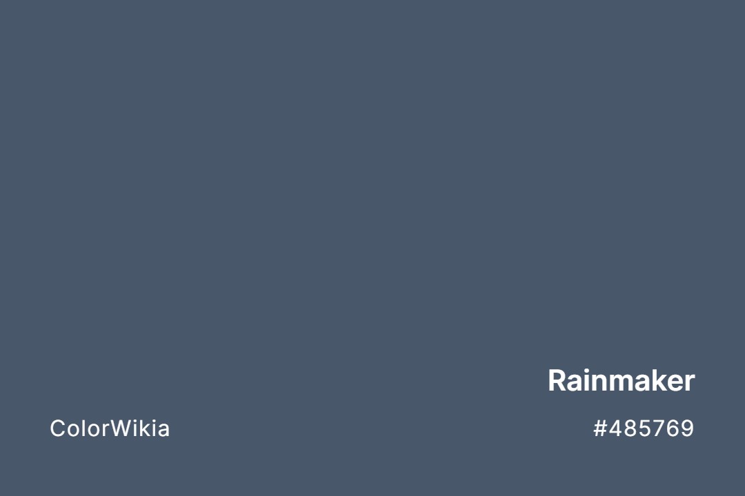 Rainmaker Color – #485769: Codes and Complete Breakdown