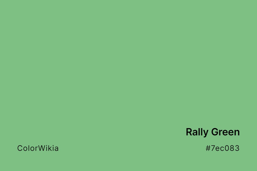 Rally Green Color – #7ec083: Codes and Complete Breakdown