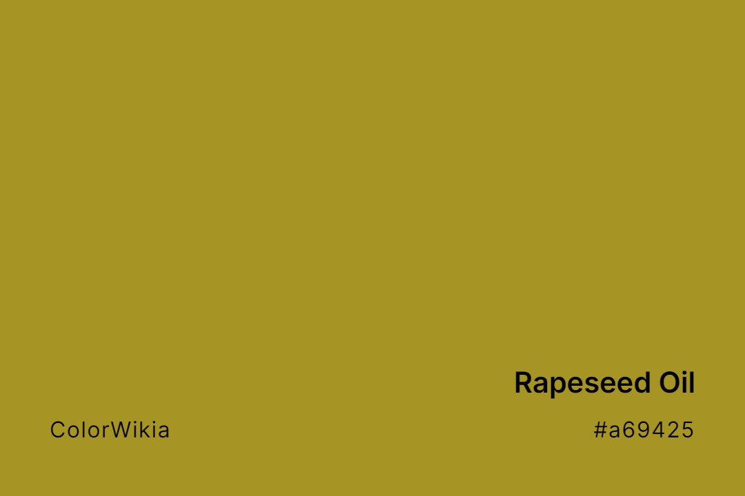 rapeseed oil color a69425