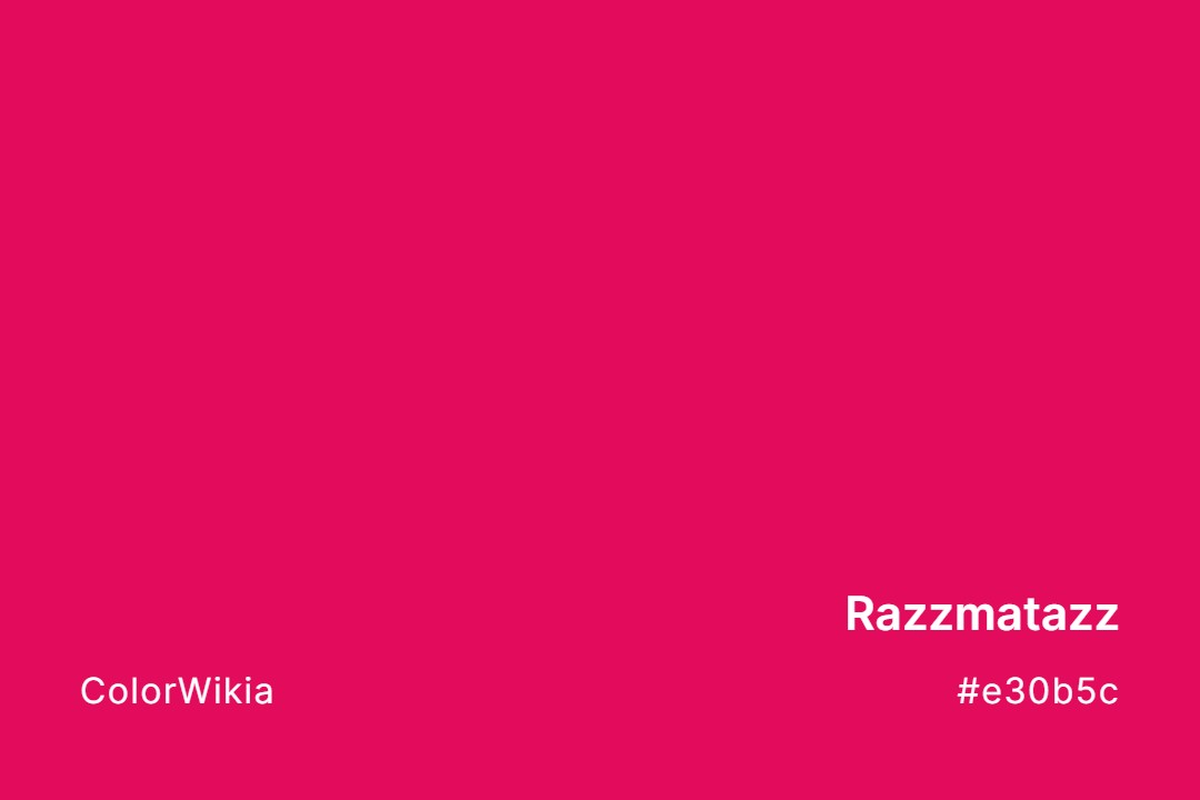Razzmatazz Color – #e30b5c: Codes and Complete Breakdown