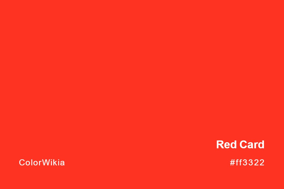 Red Card Color – #ff3322: Codes and Complete Breakdown