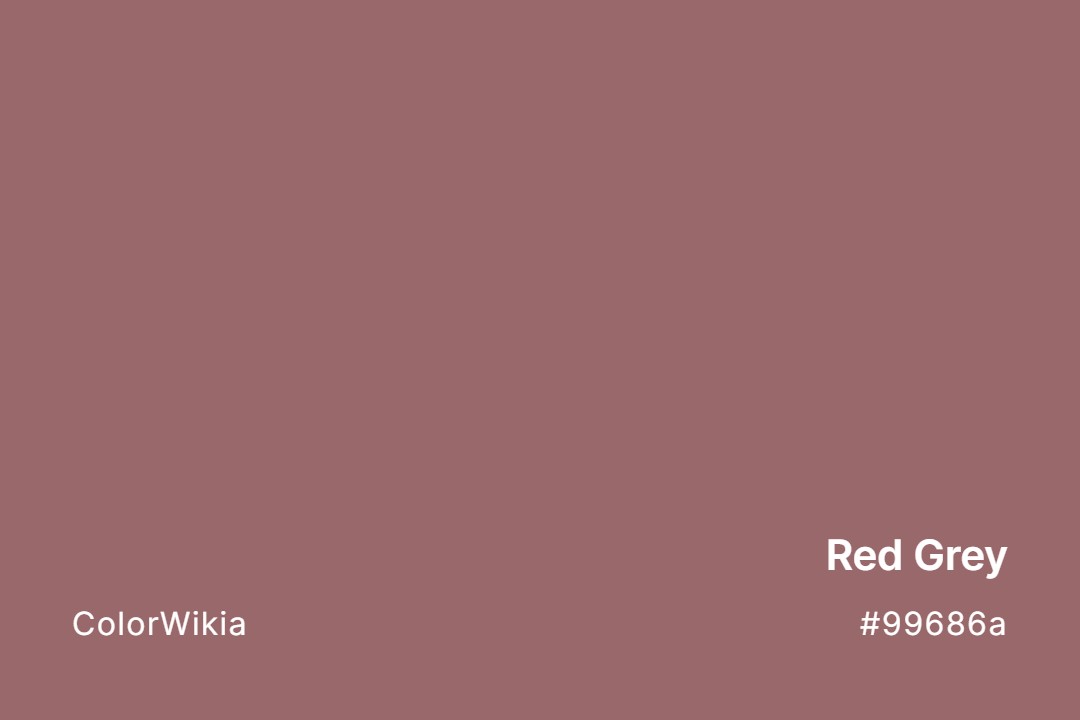 Red Grey Color – #99686a: Codes and Complete Breakdown