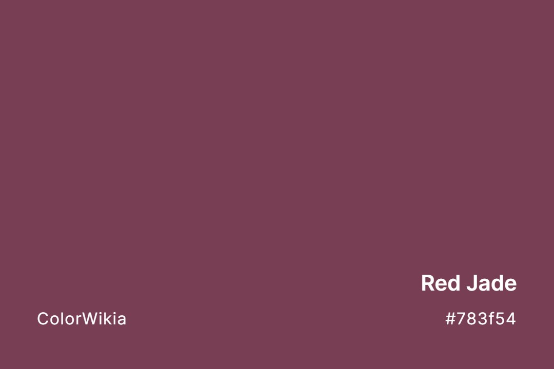 Red Jade Color – #783f54: Codes and Complete Breakdown