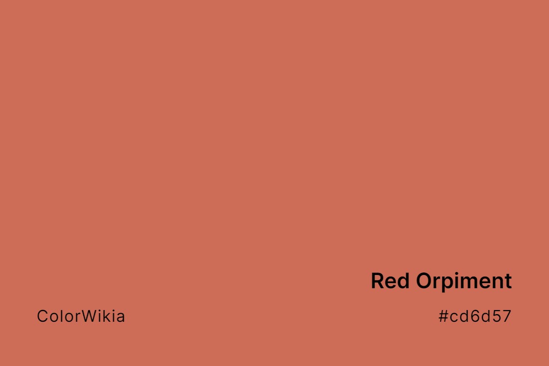 Red Orpiment Color – #cd6d57: Codes and Complete Breakdown