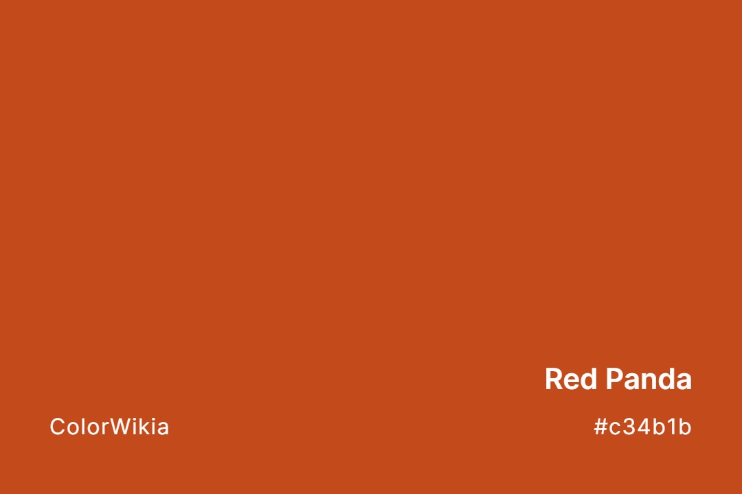 Red Panda Color – #c34b1b: Codes and Complete Breakdown