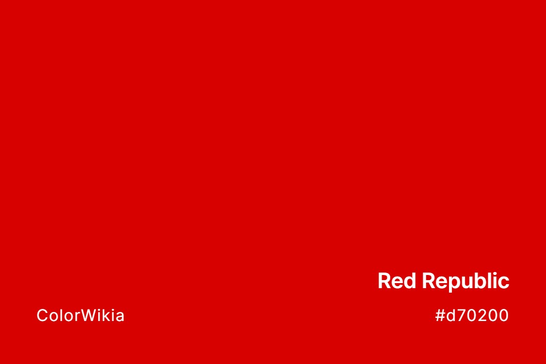 Red Republic Color – #d70200: Codes and Complete Breakdown
