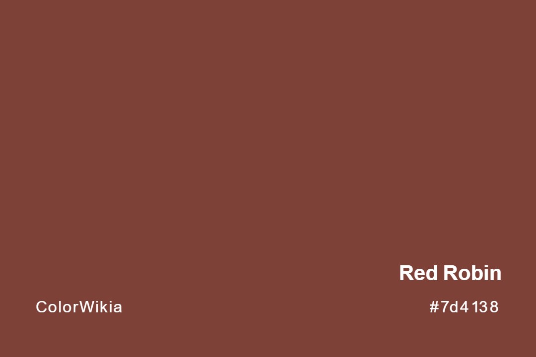 Red Robin Color – #7d4138: Codes and Complete Breakdown