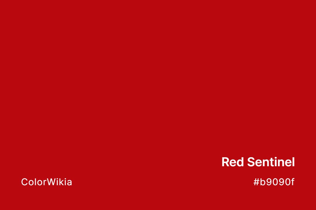 Red Sentinel Color – #b9090f: Codes and Complete Breakdown