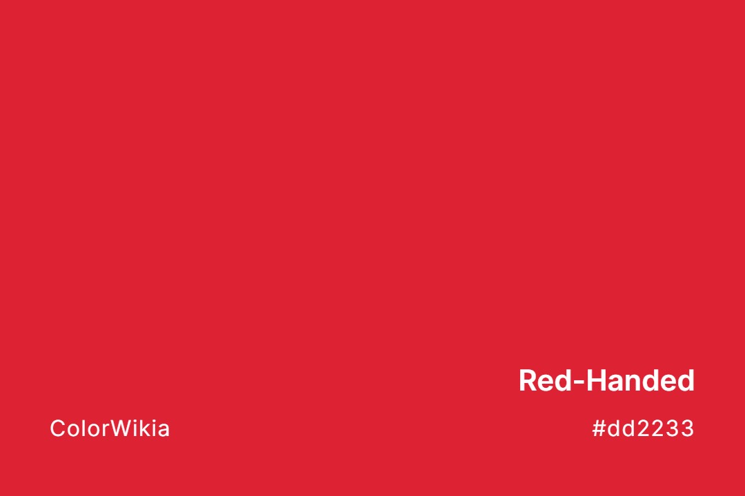 Red-Handed Color – #dd2233: Codes and Complete Breakdown