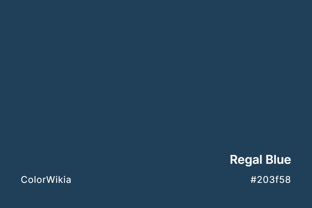 regal blue color 203f58