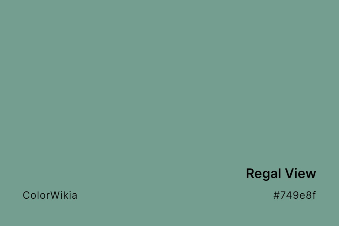 regal view color 749e8f