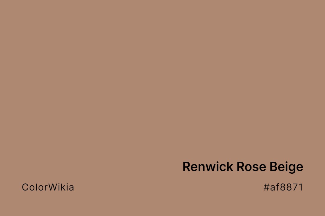 Renwick Rose Beige Color – #af8871: Codes and Complete Breakdown