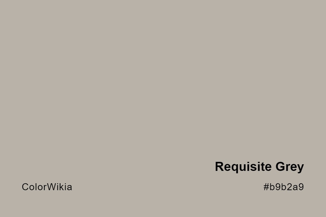 Requisite Grey Color – #b9b2a9: Codes and Complete Breakdown