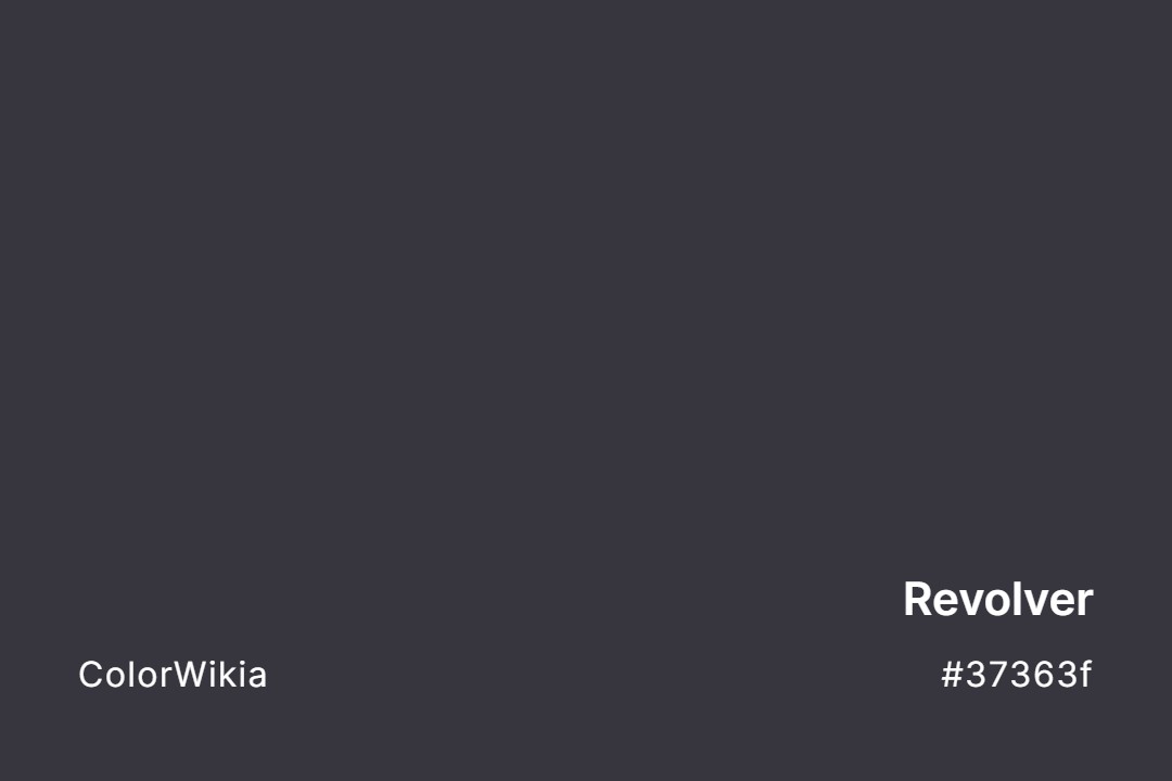 Revolver Color – #37363f: Codes and Complete Breakdown