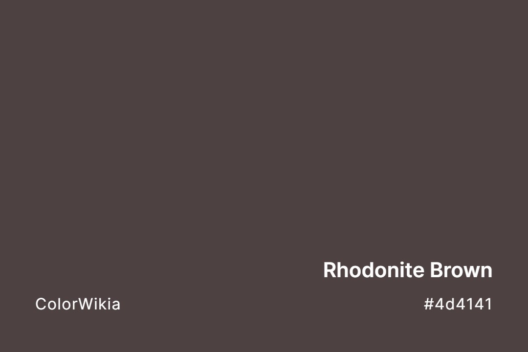 rhodonite brown color 4d4141