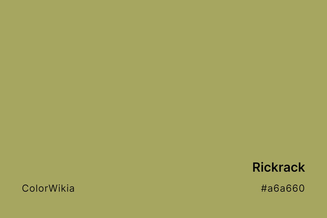 Rickrack Color – #a6a660: Codes and Complete Breakdown