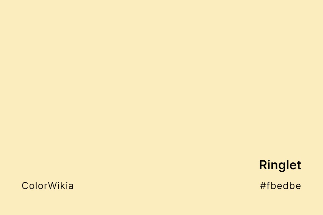 Ringlet Color – #fbedbe: Codes and Complete Breakdown