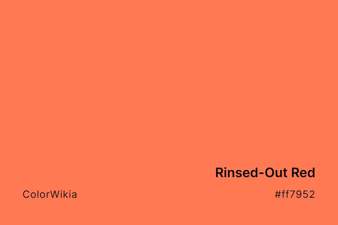 Rinsed-Out Red Color – #ff7952: Codes and Complete Breakdown