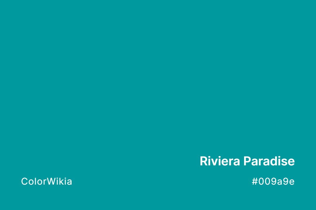 riviera paradise color 009a9e