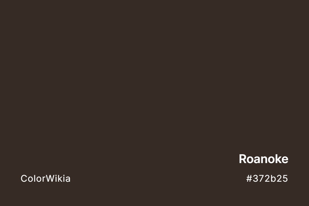 Roanoke Color – #372b25: Codes and Complete Breakdown