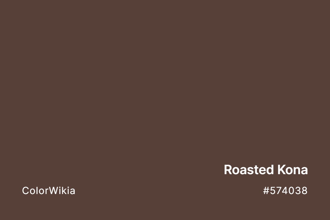 Roasted Kona Color – #574038: Codes and Complete Breakdown