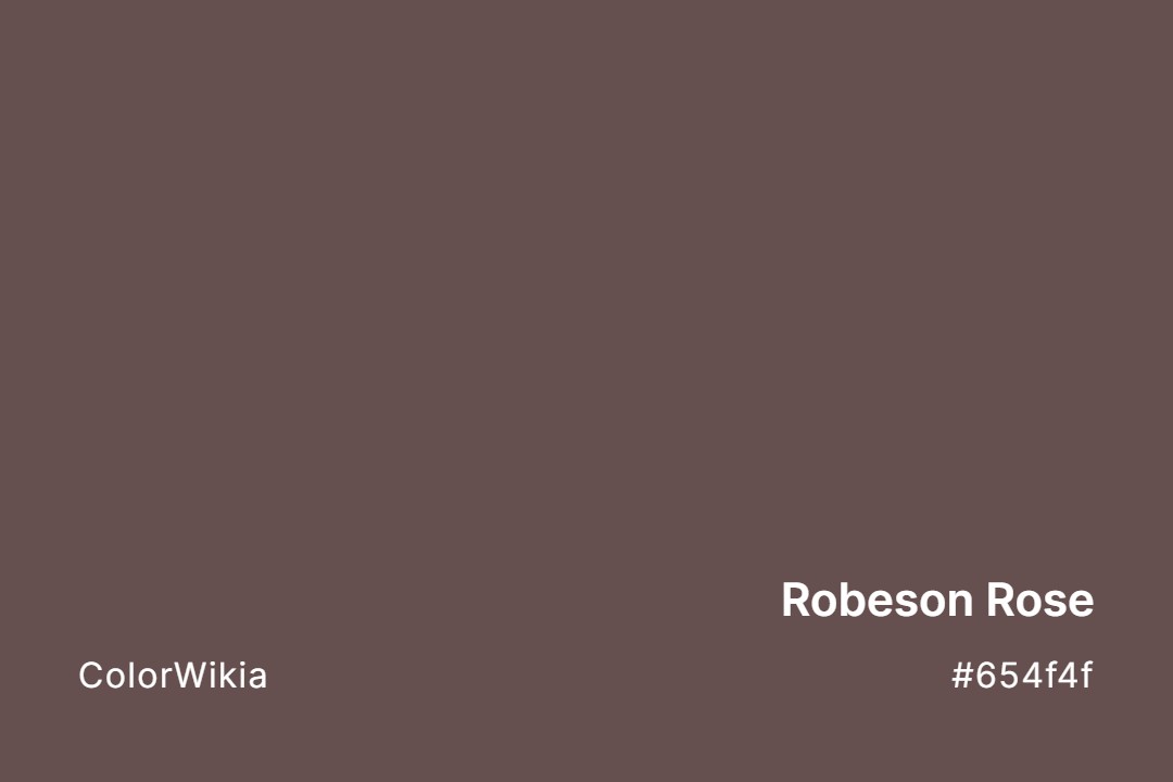 Robeson Rose Color – #654f4f: Codes and Complete Breakdown