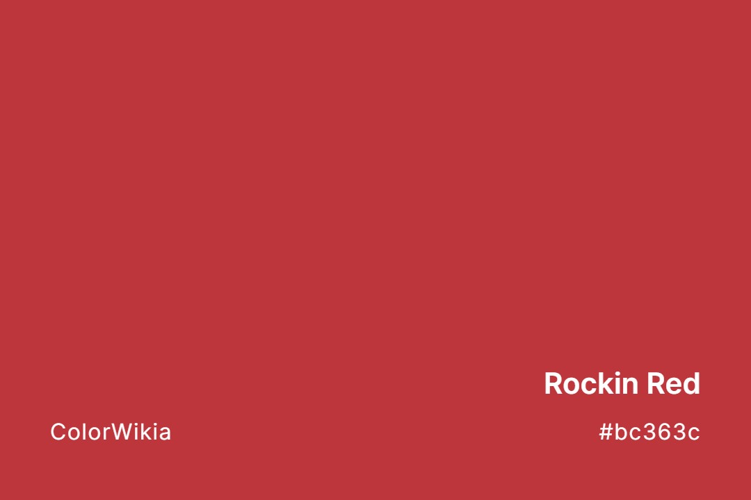 Rockin Red Color – #bc363c: Codes and Complete Breakdown