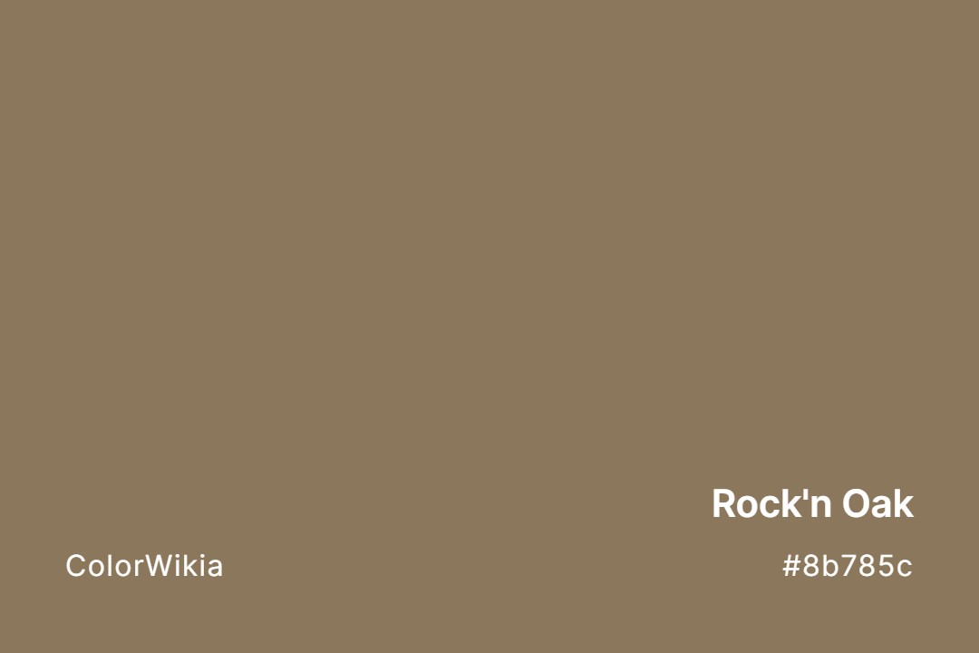 Rock’n Oak Color – #8b785c: Codes and Complete Breakdown