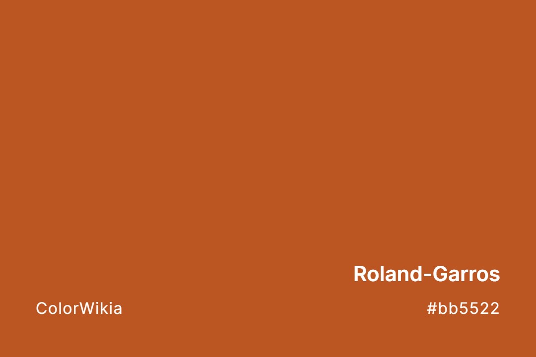 Roland-Garros Color – #bb5522: Codes and Complete Breakdown