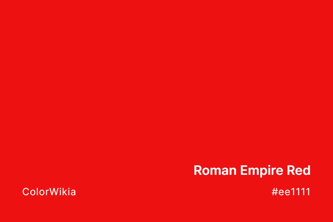 roman empire red color ee1111