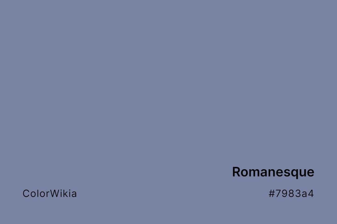 Romanesque Color – #7983a4: Codes and Complete Breakdown