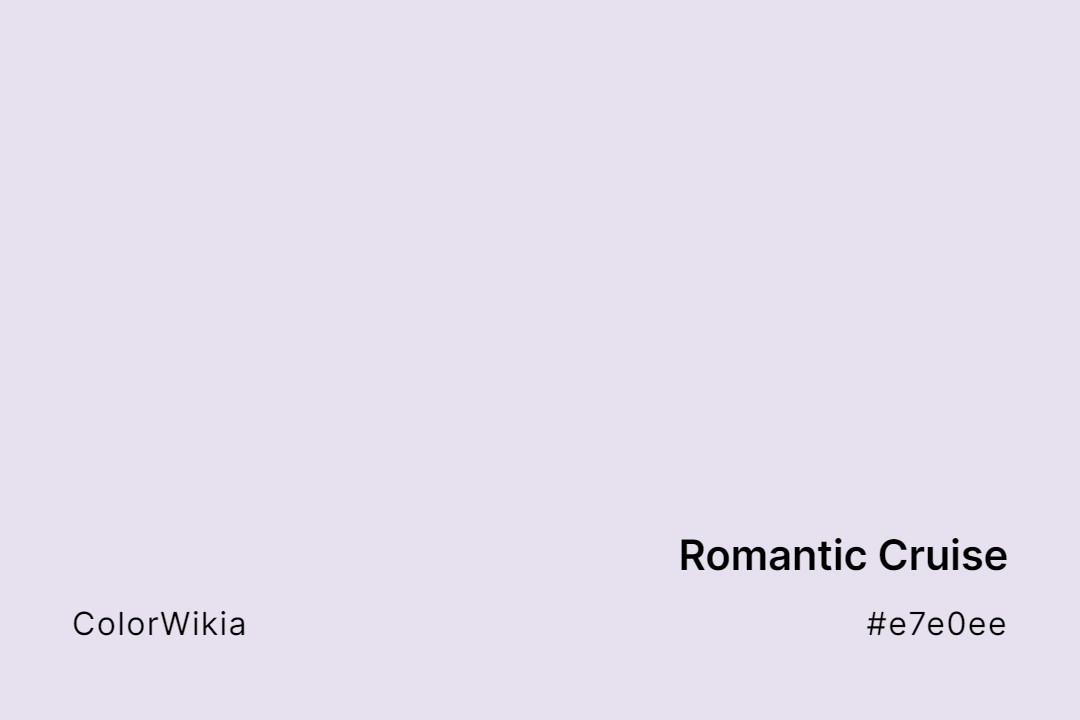 romantic cruise color e7e0ee
