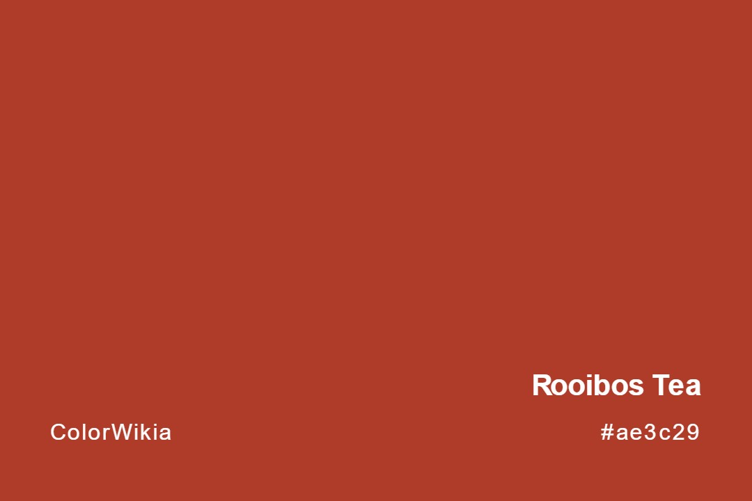 Rooibos Tea Color – #ae3c29: Codes and Complete Breakdown
