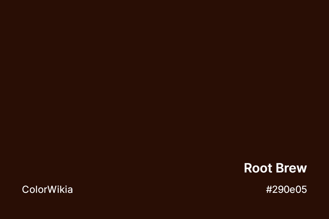 root brew color 290e05