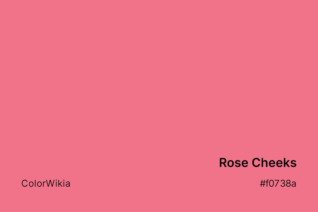 rose cheeks color f0738a