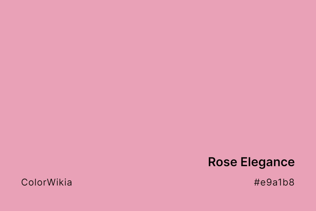 rose elegance color e9a1b8