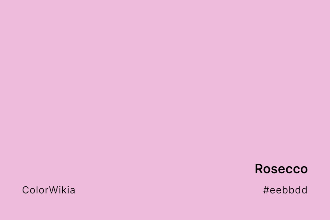 Rosecco Color – #eebbdd: Codes and Complete Breakdown