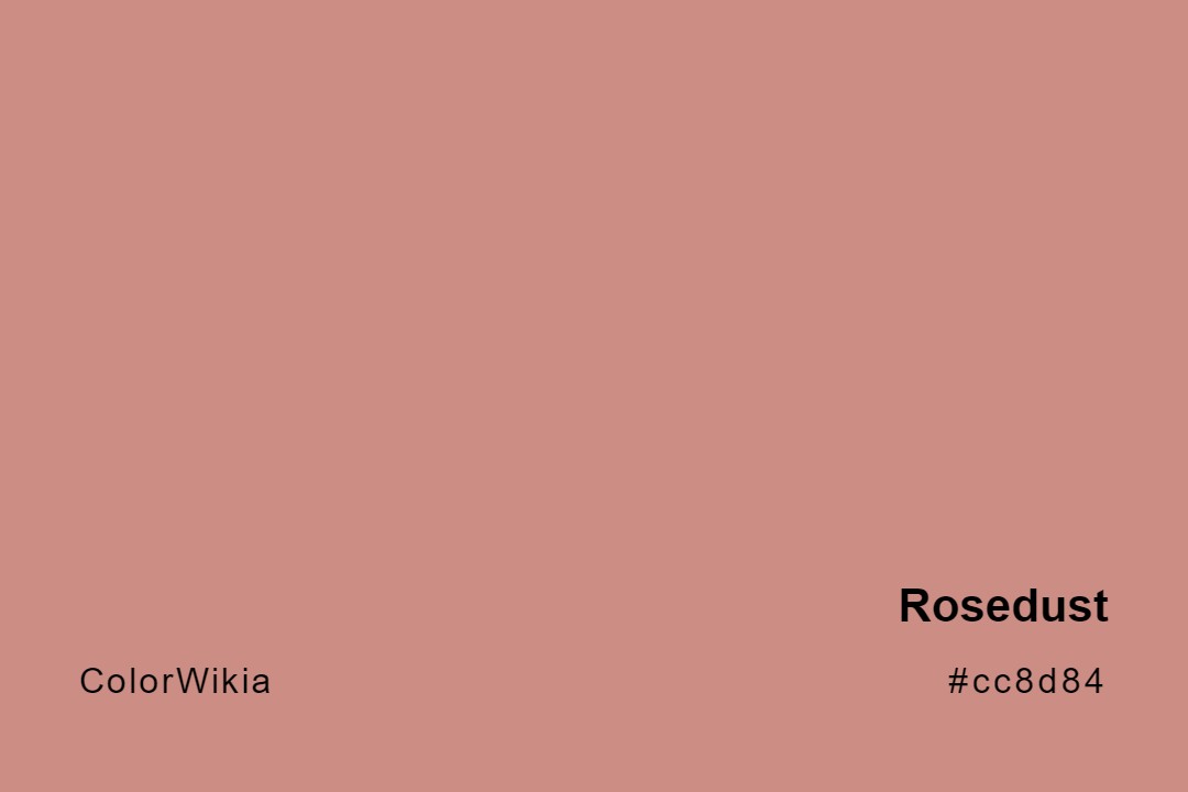Rosedust Color – #cc8d84: Codes and Complete Breakdown