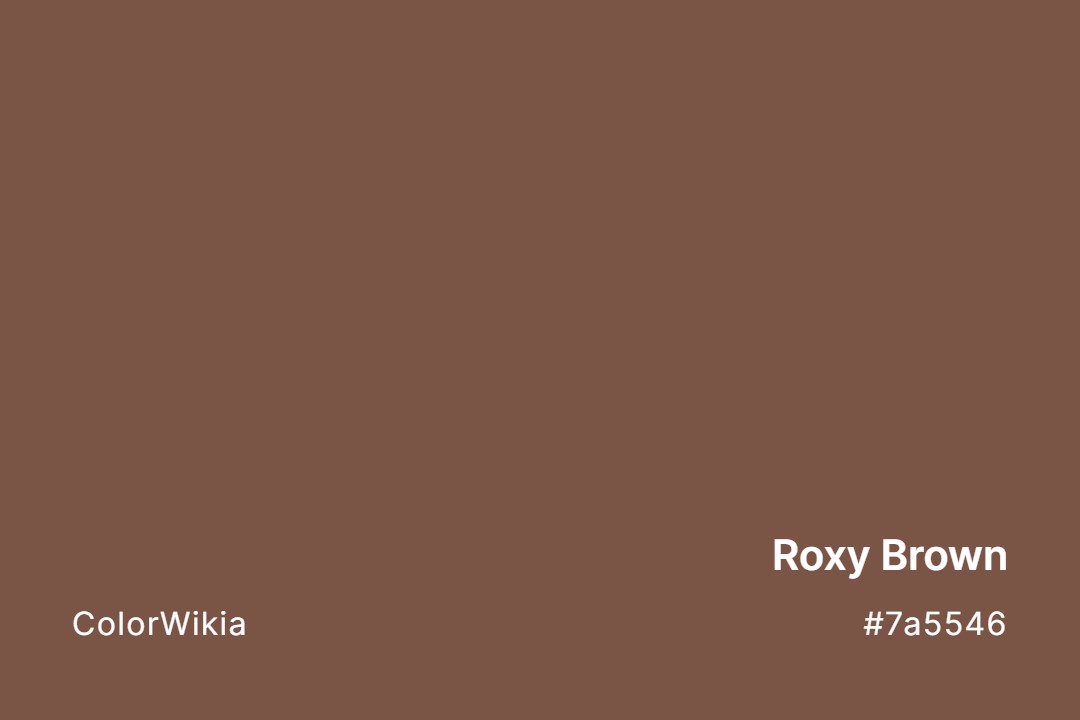 Roxy Brown Color – #7a5546: Codes and Complete Breakdown