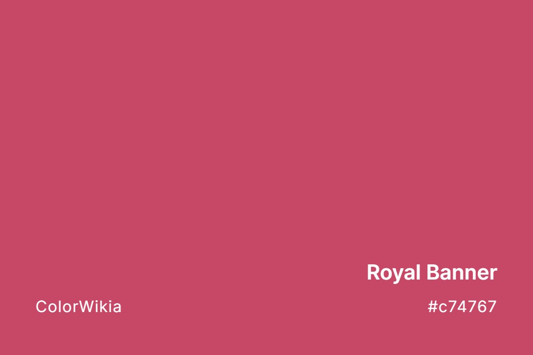 royal banner color c74767