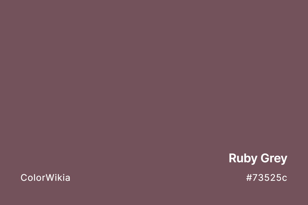 ruby grey color 73525c