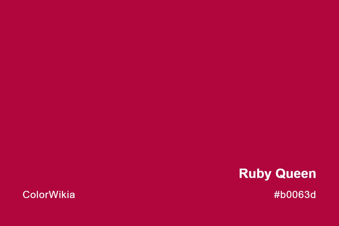 ruby queen color b0063d