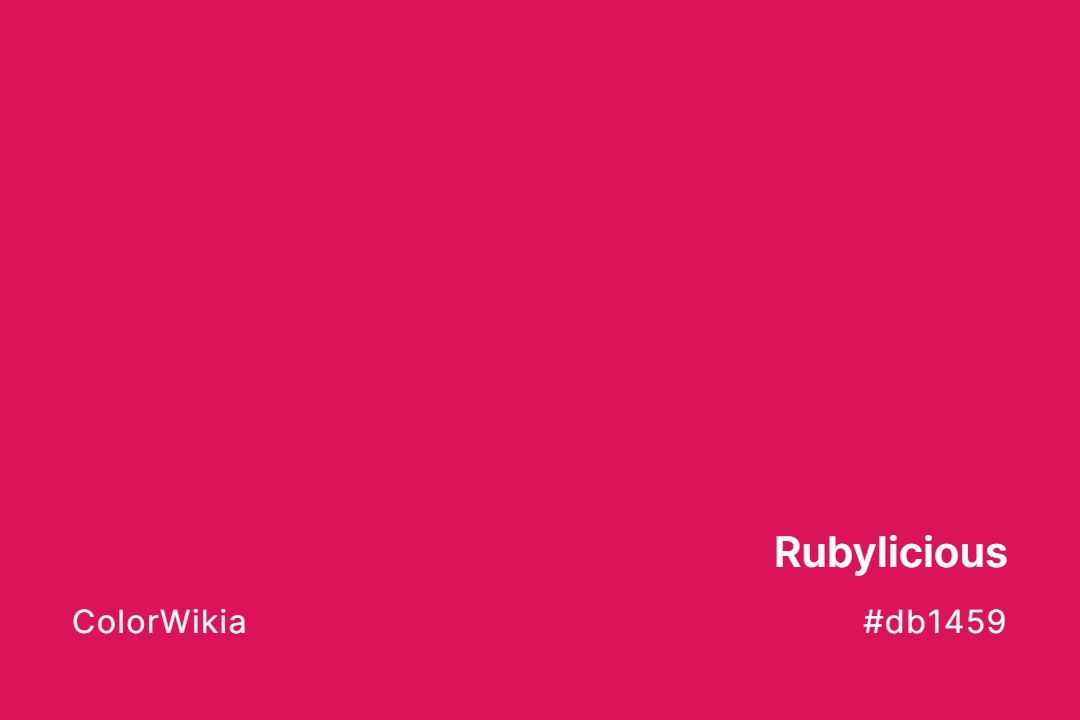 Rubylicious Color – #db1459: Codes and Complete Breakdown