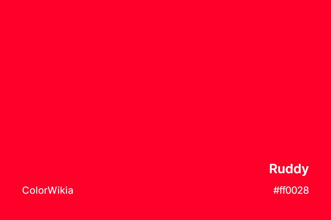 Ruddy Color – #ff0028: Codes and Complete Breakdown