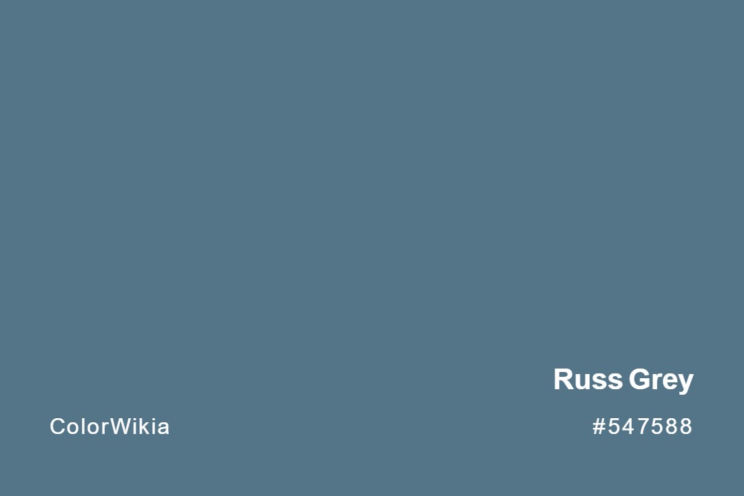 Russ Grey Color – #547588: Codes and Complete Breakdown