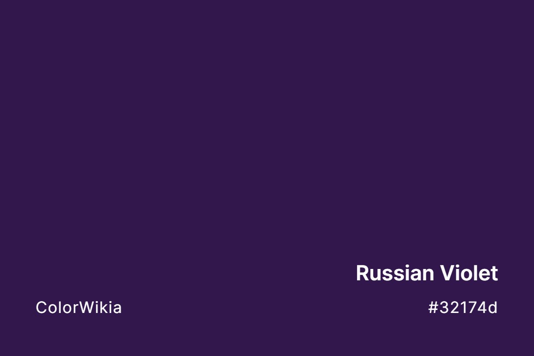 russian violet color 32174d