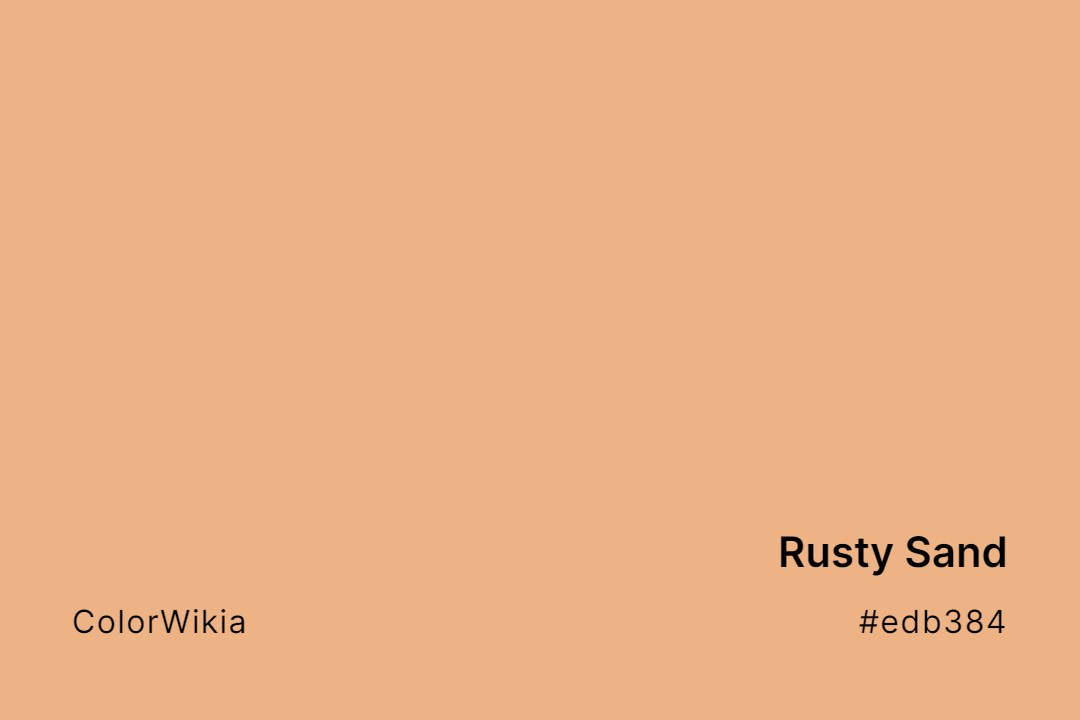 rusty sand color edb384